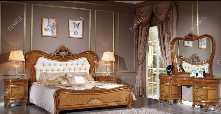 Кровать классическая Орех Илария фото 3