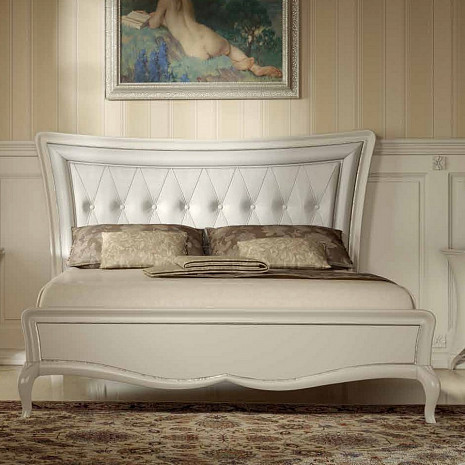 Кровать двуспальная в коже La Dolce Vita фото 1