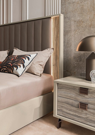 Кровать двуспальная с подсветкой итальянская Jupiter фото 2