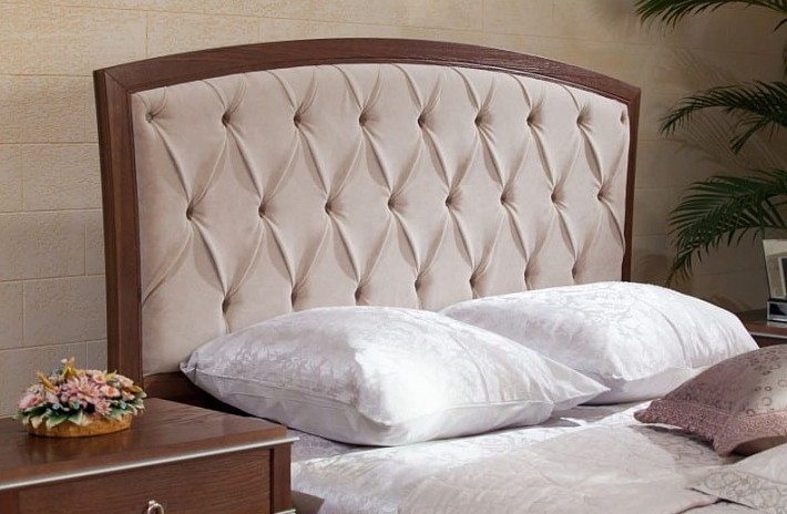 Кровать двуспальная с мягким изголовьем Primavera Premium фото 2