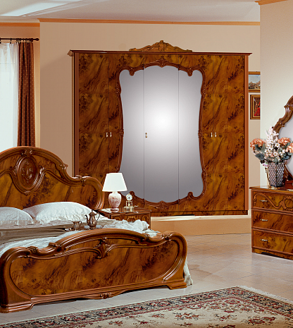 Классическая мебель для спальни Тина орех фото 10