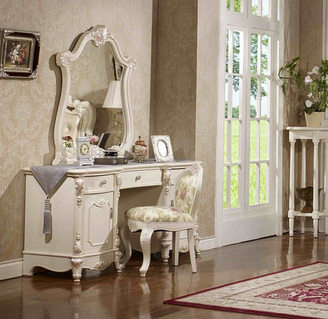 Мебель для спальни классическая белая Сакура фото 5