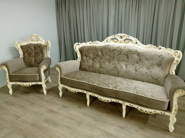Комплект мягкой мебели в классическом стиле Магнолия фото 2