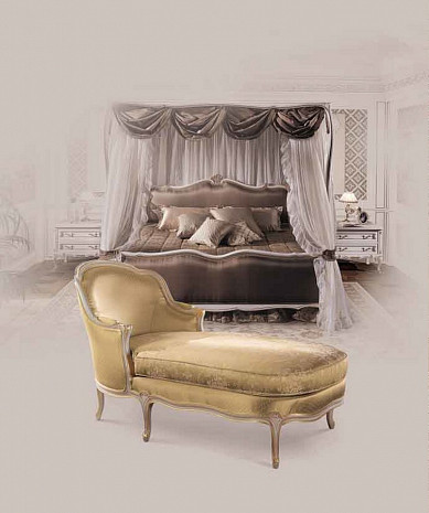 Кровать классическая итальянская Luigi XV Strauss фото 3