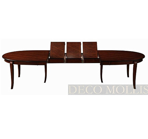 Большой обеденный стол раскладной овальный фото 1