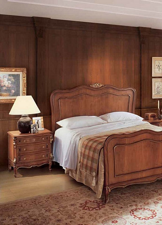 Кровать двуспальная итальянская Luigi XV Pergolesi фото 2