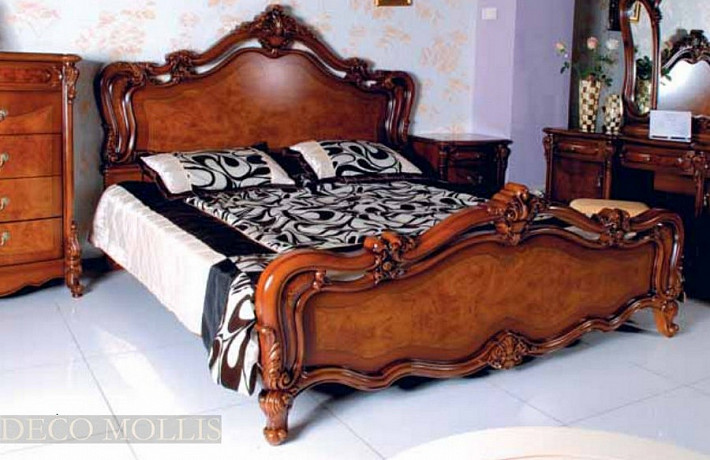 Двуспальная кровать без мягкого изголовья 180 Маркиза фото 1
