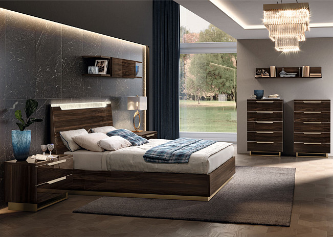 Кровать двуспальная в современном стиле Smart Patrizio фото 4