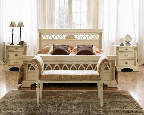 Кровать с изножьем 160 светлая Puccini фото 1