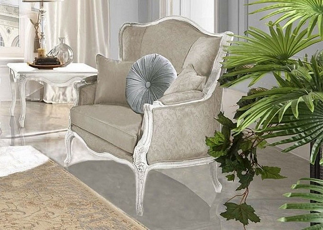 Кресло мягкое классическое Giulietta laccato фото 1