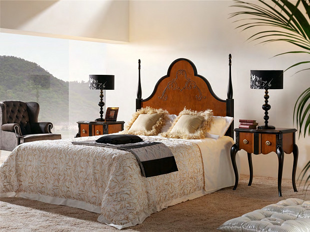 Кровать двуспальная в стиле арт-деко Ares фото 4