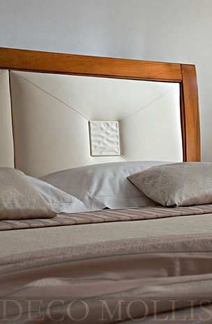 Кровать с мягким изголовьем 180 Bohemia фото 3