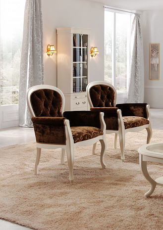 Стол и стулья для гостиной Tarfa белые фото 16