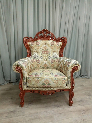 Кресло мягкое в классическом стиле Магнолия фото 2