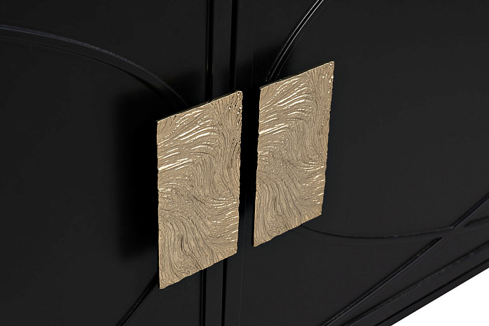 Тумба под телевизор черная Alvaro фото 3