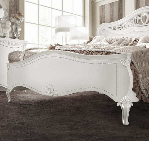Кровать двуспальная классическая белая Alchimie Naxos фото 1