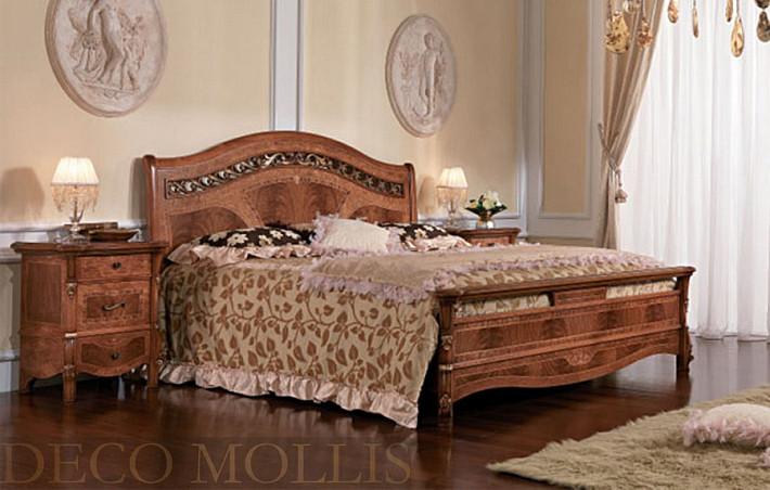 Кровать двуспальная из массива дерева 160 Prestige фото 1