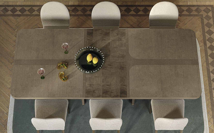 Стол обеденный прямоугольный итальянский Hebe фото 2