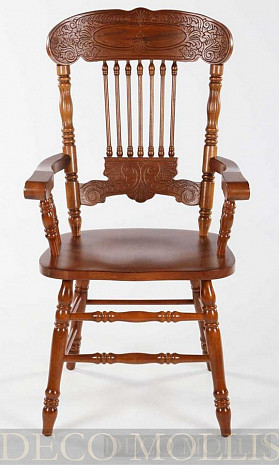 Деревянный стул с подлокотниками Кантри фото 2