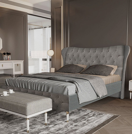 Двуспальная кровать на ножках Lorenta фото 1