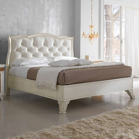 Кровать двуспальная итальянская с капитоне Dali фото 1