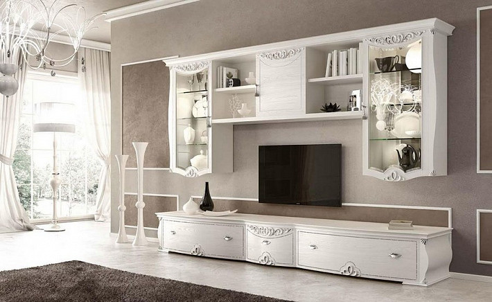 Мебель в гостиную классическая белая Alchimie Naxos фото 1