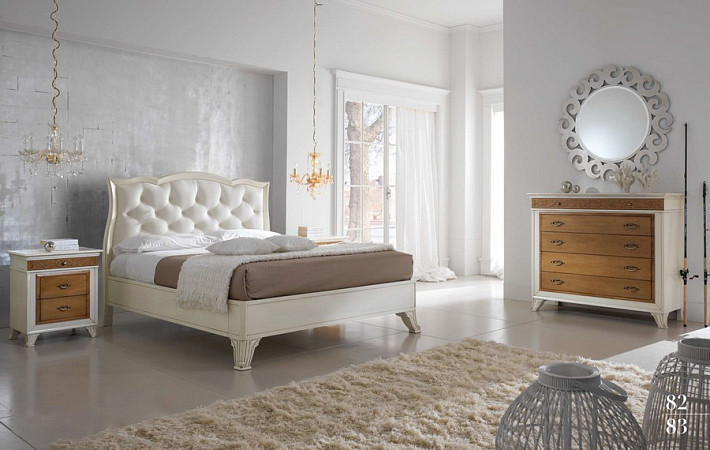 Кровать двуспальная итальянская с капитоне Dali фото 2