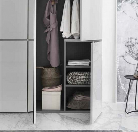Шкаф для одежды современный Artemide белый глянец   фото 2