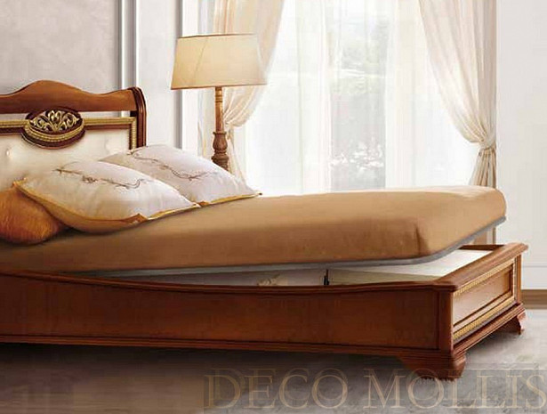 Кровать с кожаным изголовьем 160 Capri San Michele фото 2