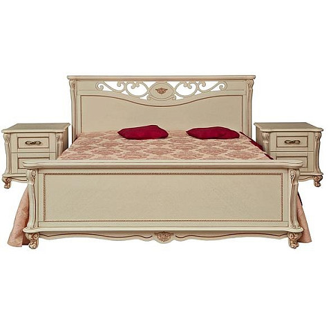 Классическая двуспальная кровать 160 Алези фото 1