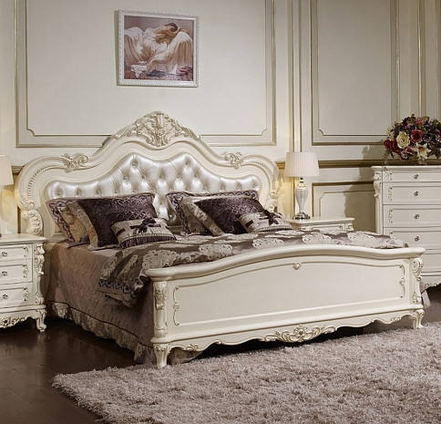 Кровать с мягким изголовьем классическая Габриэла E434 фото 1