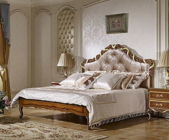 Кровать с мягким изголовьем Виолетта X223 фото 1