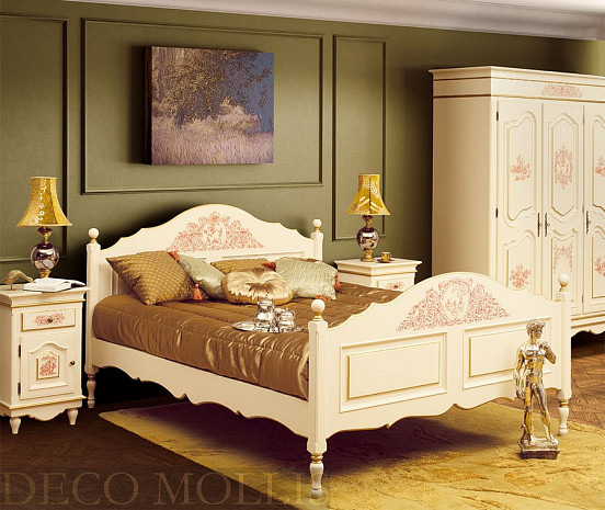 Кровать с высоким изножьем 180 Прованс фото 3