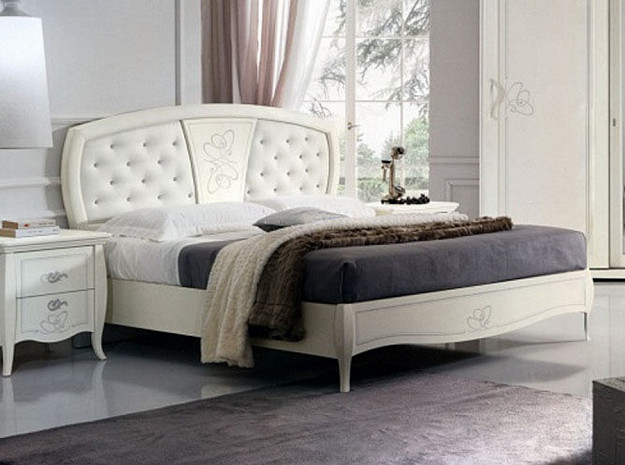 Кровать белого цвета Ninfea фото 1