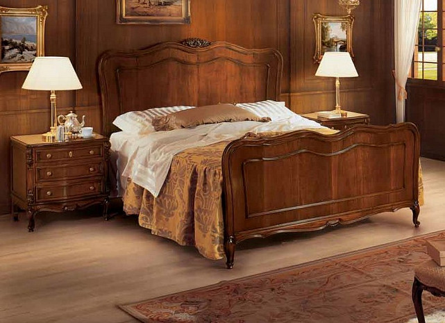 Кровать двуспальная итальянская Luigi XV Pergolesi фото 1