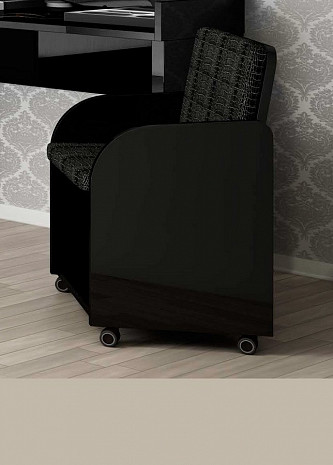 Кресло в спальню мягкое Volare black фото 1