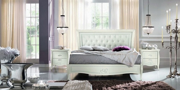 Спальня классическая Ninfea белая фото 2