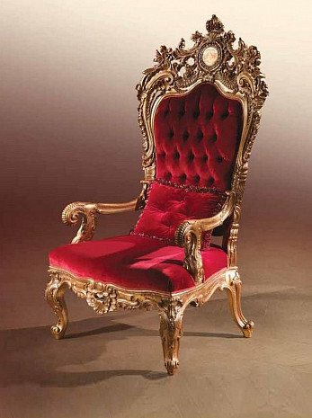 Кресло мягкое классическое Barocco King фото 1