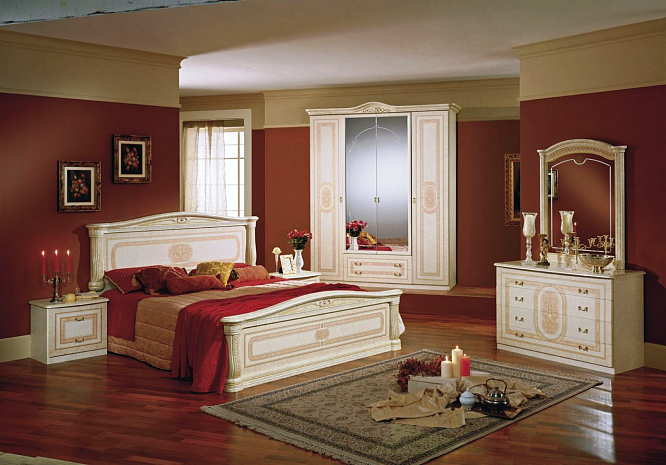 Классическая мебель для спальни Медина беж фото 1