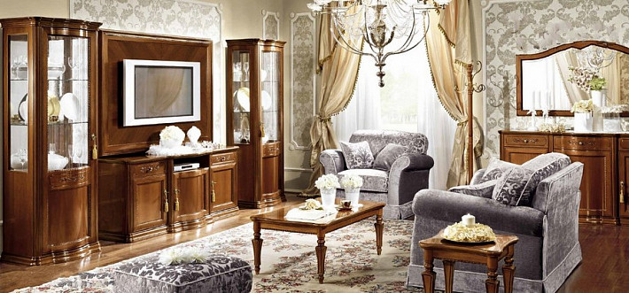 Мебель для гостиной в классическом стиле Torriani фото 5
