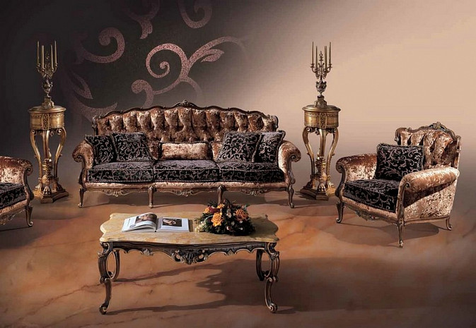 Итальянский диван трехместный Barocco Austen фото 5