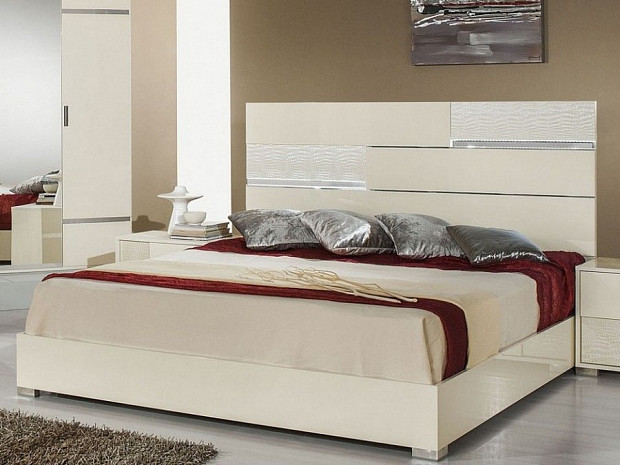 Кровать двуспальная Ancona беж фото 1