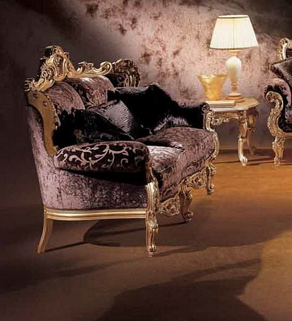 Итальянский диван в гостиную Barocco Berchet фото 1