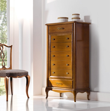 Комод высокий с ящичками итальянский фото 1