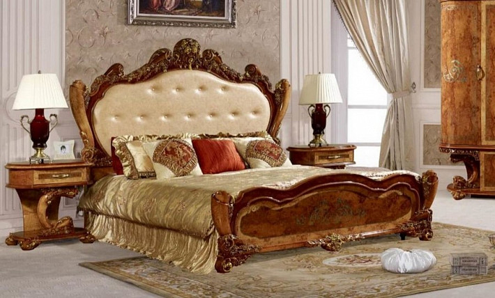 Кровать классическая Орех Кьяра фото 1