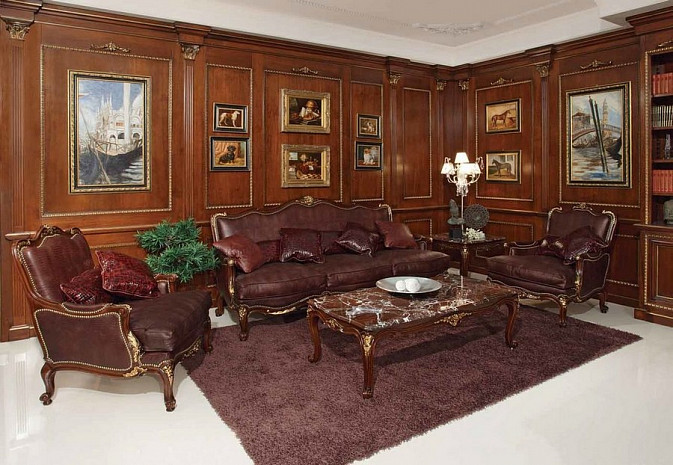 Кресло в гостиную мягкое классическое Luigi XV Giusti фото 5