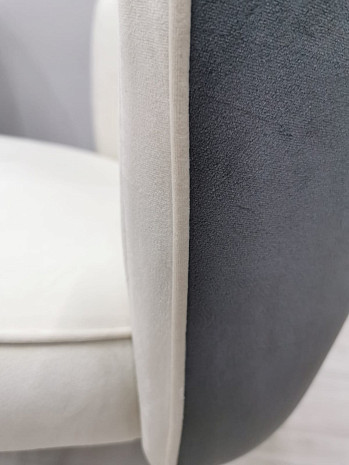 Стул барный серый фото 3