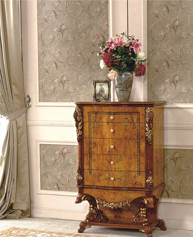 Классическая мебель для гостиной комнаты Наполеон орех фото 10