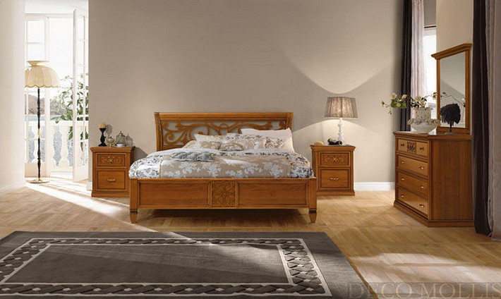 Кровать двуспальная без изножья Genevra фото 3