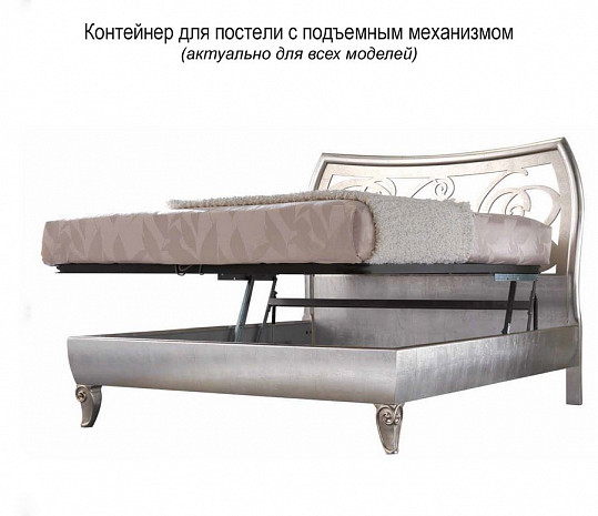 Кровать двуспальная классическая La Dolce Vita в коже фото 3